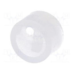 100 pcs : FIX-LED-3 - Spacer sleeve, LED, Øout: 5mm, ØLED: 5mm, L: 3mm, natural, UL94V-2