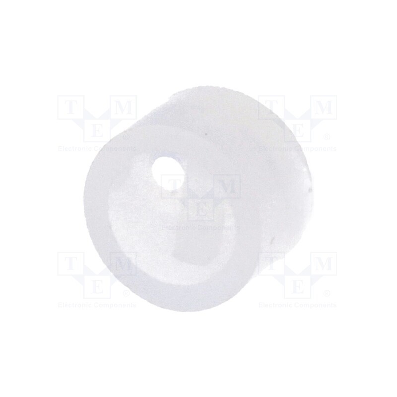 100 pcs : FIX-LED-3 - Spacer sleeve, LED, Øout: 5mm, ØLED: 5mm, L: 3mm, natural, UL94V-2