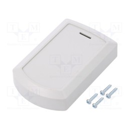 10 pcs : KM-100AK/GY - Enclosure: for remote controller, X: 46mm, Y: 73mm, Z: 17mm