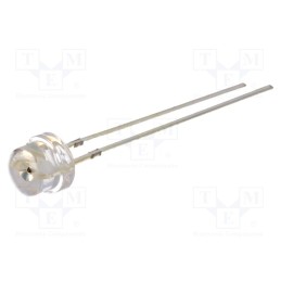 10 pcs : OSIXCA56A1A - IR transmitter, 5mm, 886÷892nm, transparent, 45mW, 100°, THT, 100mA