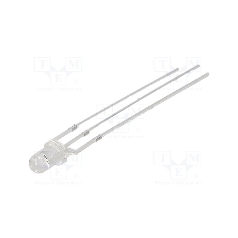 10 pcs : OSRICA3131A - IR transmitter, 3mm, 650÷670nm,830÷870nm, transparent, 30mW, 30°