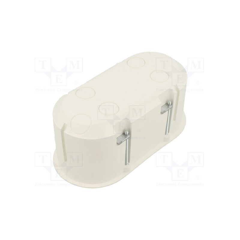 10 pcs : PK-62/60G WHITE - Enclosure: junction box, Ø: 62mm, Z: 60mm, plaster embedded, deep