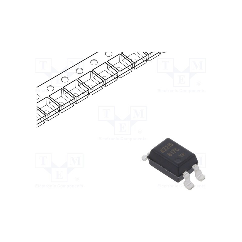 10 pcs : LTV817STA1C-V - Optocoupler, SMD, Ch: 1, OUT: transistor, Uinsul: 5kV, Uce: 35V, reel