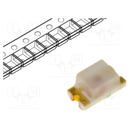 20 pcs : HSMS-C190 - LED, SMD, 0603, red, 2.8÷10mcd, 1.6x0.8x0.8mm, 170°, 2.1÷2.6V, 20mA