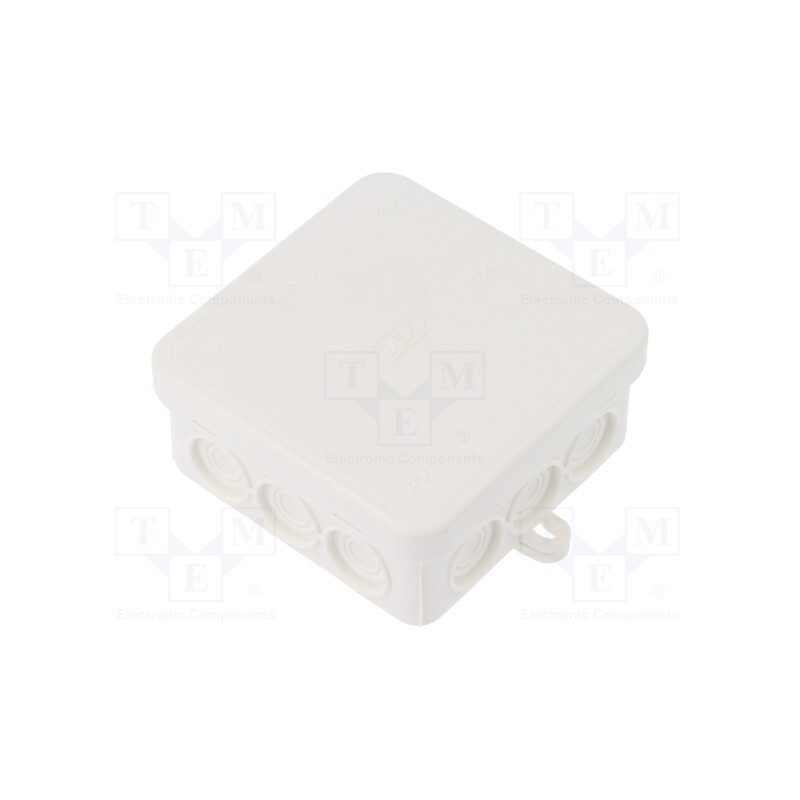 10 pcs : A 11 HF RW - Enclosure: junction box, X: 85mm, Y: 85mm, Z: 40mm, polyetylene, IP55