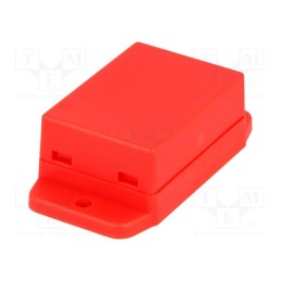 10 pcs : NUB503522RD - Enclosure: multipurpose, X: 35.4mm, Y: 50mm, Z: 22mm, ABS, red, UL94HB