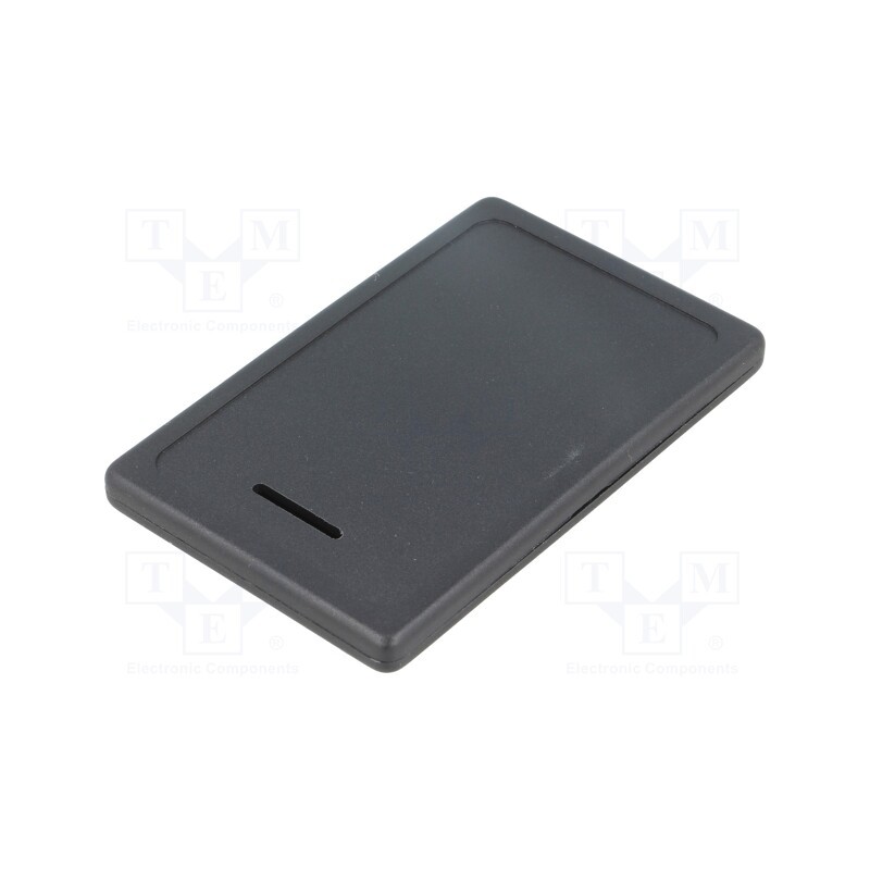 10 pcs : KM-45KL/BK - Enclosure: multipurpose, X: 54mm, Y: 85mm, Z: 6mm, with hole, ABS