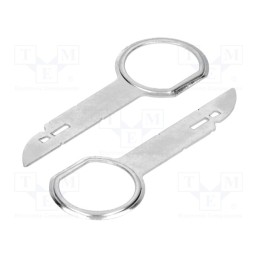 10 set : KLUCZ-65.240 - Radio release key, Audi,Ford,Mercedes,Seat,VW,Škoda, 2pcs.