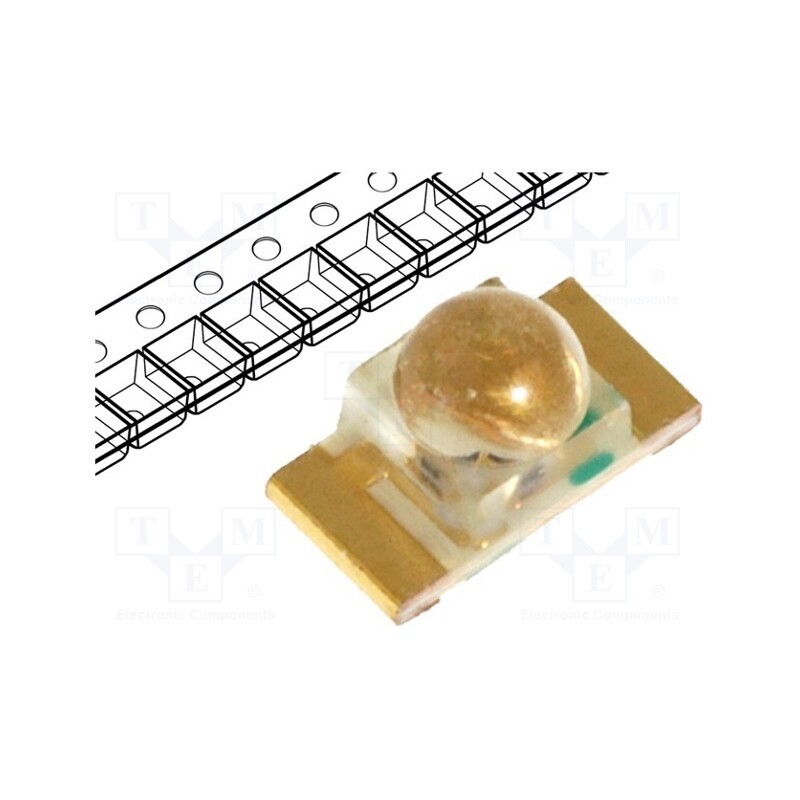 20 pcs : KPTD-3216SYC - LED, SMD, 1206, yellow, 110÷300mcd, 3.2x1.6x1.8mm, 50°, 2÷2.5V, 20mA