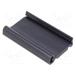 10 pcs : KL35K075 - DIN rail mounting bracket, PVC, 75mm, Rail: TS35