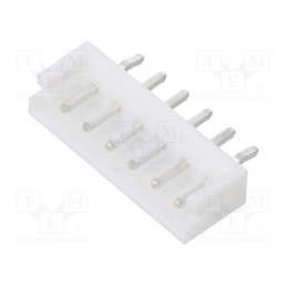 50 pcs : B6B-EH-A - Socket, wire-board, male, EH, 2.5mm, PIN: 6, THT, 250V, 3A, -25÷85°C
