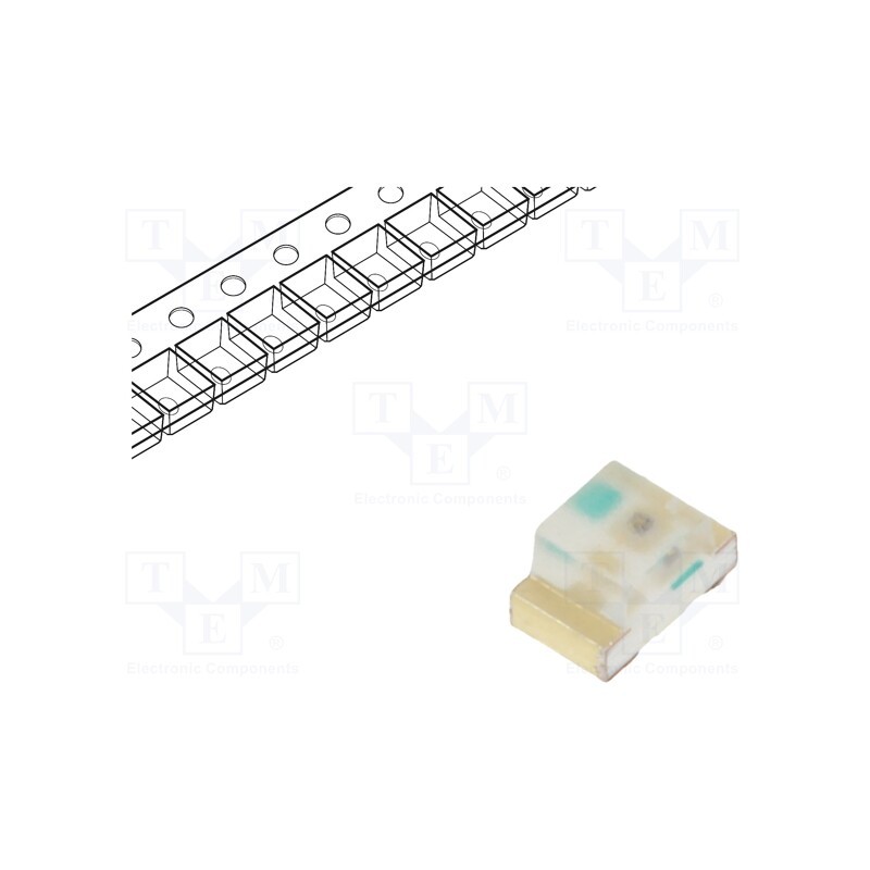 50 pcs : LTST-C170KEKT - LED, SMD, 0805, red, 11.2÷180mcd, 2x1.25x1.1mm, 130°, 1.6÷2.4V, 20mA