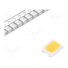 50 pcs : RF-30TI35DS-CF-N-Y - LED, SMD, 2835,PLCC2, white warm, 14÷20lm, 2850-3050K, 90, 120°