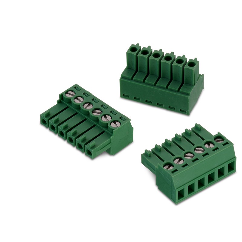 2 pcs - Wurth Elektronik 3.5mm Pitch 7 Way Vertical Pluggable Terminal Block, Plug, Cable Mount, Solder Termination