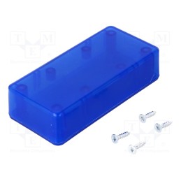 10 pcs : Z75BL - Enclosure: multipurpose, X: 45mm, Y: 95mm, Z: 23mm, ABS