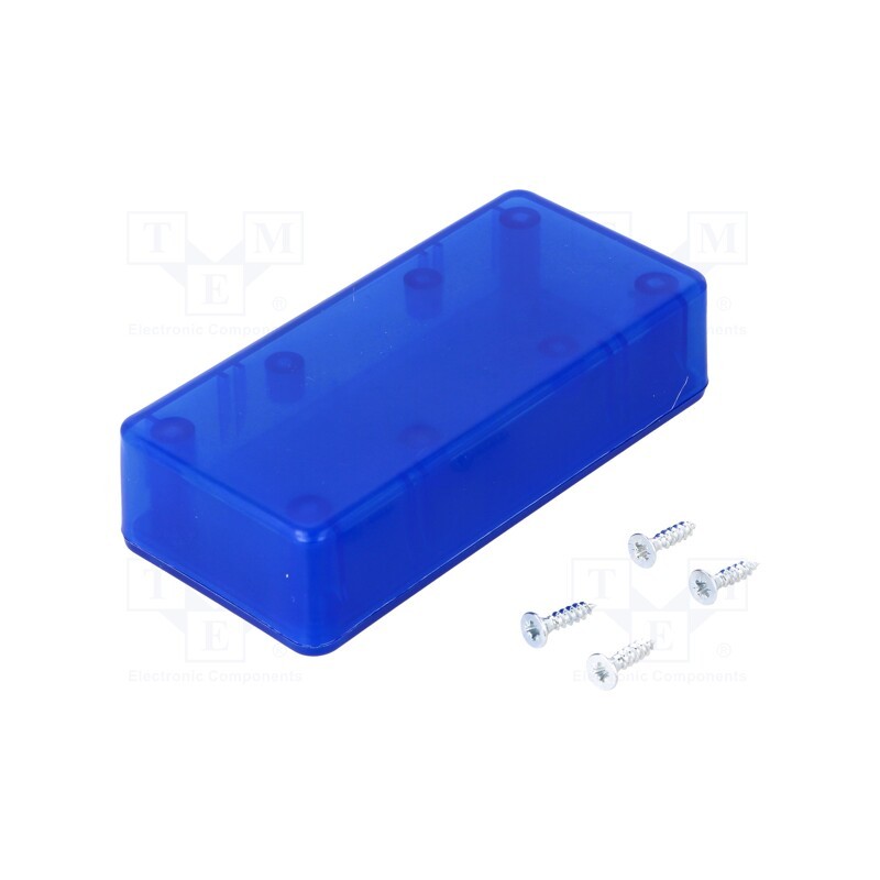 10 pcs : Z75BL - Enclosure: multipurpose, X: 45mm, Y: 95mm, Z: 23mm, ABS