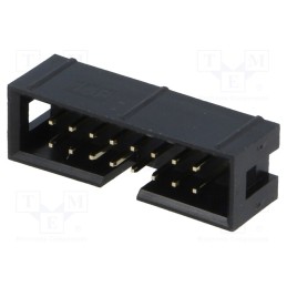 50 pcs : BHR-16-VUA - Socket, IDC, male, PIN: 16, straight, THT, gold-plated, 2.54mm