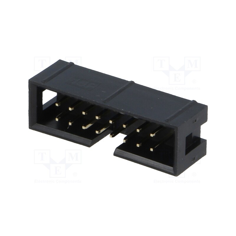 50 pcs : BHR-16-VUA - Socket, IDC, male, PIN: 16, straight, THT, gold-plated, 2.54mm