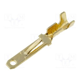 10 pcs : - Terminal: flat, 2.8mm, 0.5÷1mm2, gold-plated, with a latch, male