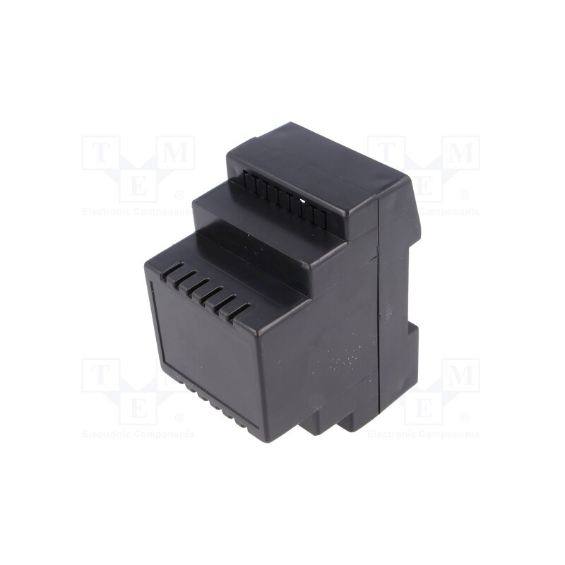 10 pcs : KM-73/BK - Enclosure: for DIN rail mounting, Y: 53mm, X: 91mm, Z: 70mm, ABS