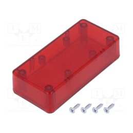 10 pcs : Z75RD - Enclosure: multipurpose, X: 45mm, Y: 95mm, Z: 23mm, ABS