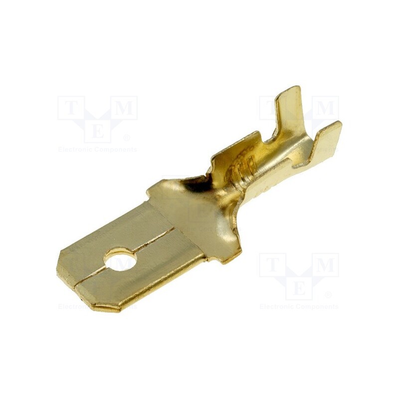 10 pcs : - Terminal: flat, 6.3mm, 1÷2.5mm2, gold-plated, male