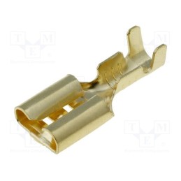 10 pcs : - Terminal: flat, 6.3mm, 1÷2.5mm2, gold-plated, female