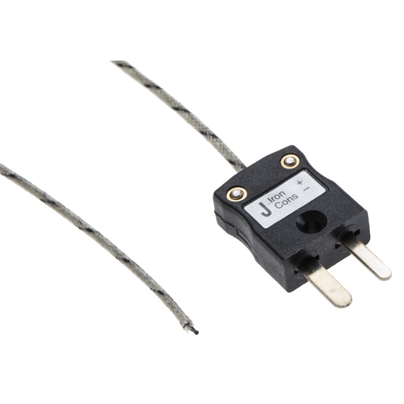1 pcs - RS PRO Type J Thermocouple 5m Length, - +350°C
