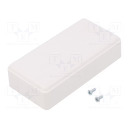 10 pcs : PP012W-S - Enclosure: multipurpose, X: 40mm, Y: 79mm, Z: 20mm, ABS, white