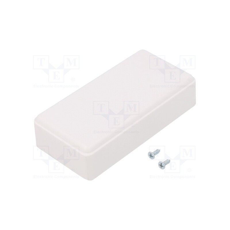 10 pcs : PP012W-S - Enclosure: multipurpose, X: 40mm, Y: 79mm, Z: 20mm, ABS, white