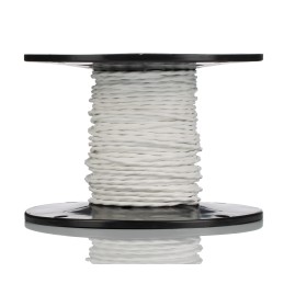 1 Reel of 30 M - Belden 83317E Control Cable, 2 Cores, DEF STAN, Screened, 30m, White TFE Sheath, 26 AWG