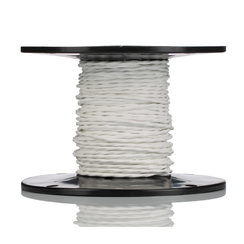 1 Reel of 30 M - Belden 83317E Control Cable, 2 Cores, DEF STAN, Screened, 30m, White TFE Sheath, 26 AWG