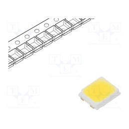 50 pcs : BXFN-27G-21L-3C4-00-0-3 - LED, SMD, 2835, white warm, 34.5lm, 2700K, 90, 120°, 65mA, 2.6÷2.9V