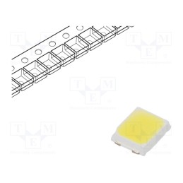 50 pcs : BXFN-40G-21L-3C4-00-0-3 - LED, SMD, 2835, white neutral, 36lm, 4000K, 90, 120°, 65mA, 2.6÷2.9V