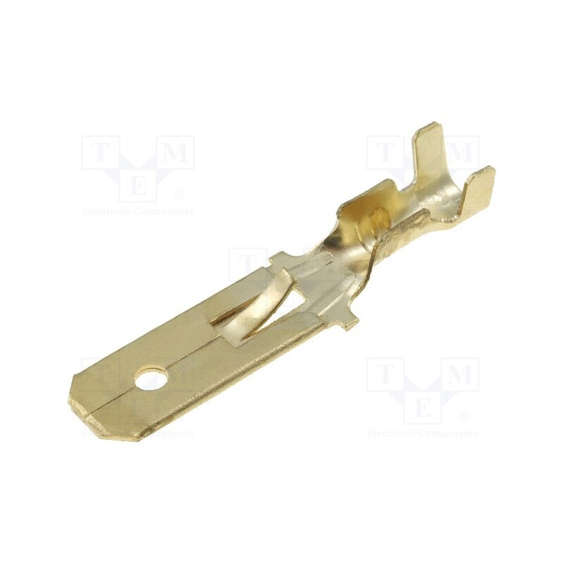 10 pcs : - Terminal: flat, 6.3mm, 1÷2.5mm2, with a latch, male