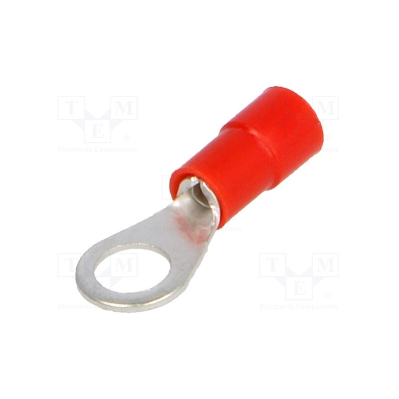 50 pcs : BM 00125 - Tip: ring, M5, Ø: 5.2mm, 0.25÷1.5mm2, crimped, for cable, insulated