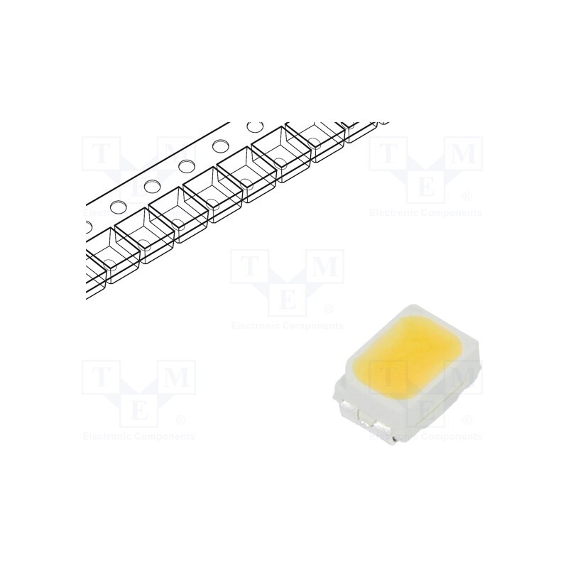 50 pcs : RF-WNTI20DS-HH-F-Y - LED, SMD, 3020,PLCC2, white neutral, 2550÷3500mcd, 3900-4250K, 90