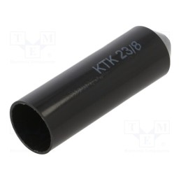 10 pcs : WKKK23017900085C0 - Heat shrink cap, glued, 23mm, L: 85mm, black