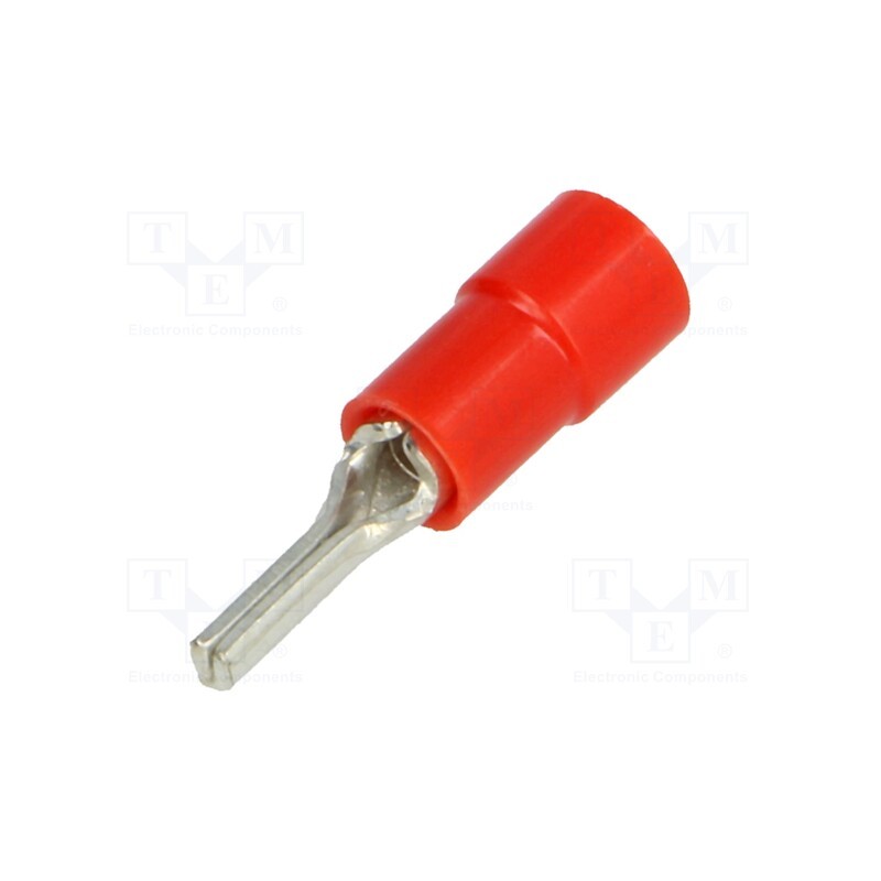 50 pcs : BM 00151 - Tip: wire pin, Ø: 1.8mm, 0.25÷1.5mm2, crimped, for cable, insulated