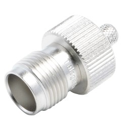 1 pcs - RS PRO, jack Cable Mount TNC Connector, 50Ω, Crimp Termination, Straight Body