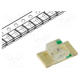 20 pcs : KPTR-3216SYCK - LED, SMD, 1206, yellow, 80÷150mcd, 3.2x1.6x1.05mm, 120°, 2÷2.5V