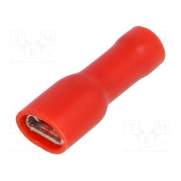 50 pcs : BM 00193 - Terminal: flat, 4.8mm, 0.5mm, female, 0.25÷1.5mm2, crimped, tinned