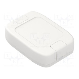 10 pcs : ZM135.95.33B ABS - Enclosure: multipurpose, X: 95mm, Y: 135mm, Z: 33mm, ZM, ABS, white