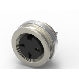 1 pcs - RS PRO 3 Pole Din, 5A, 250 V IP40, Screw Lock, Female, Panel Mount