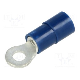 50 pcs : BM 00209 - Tip: ring, M3, Ø: 3.2mm, 1.5÷2.5mm2, crimped, for cable, insulated