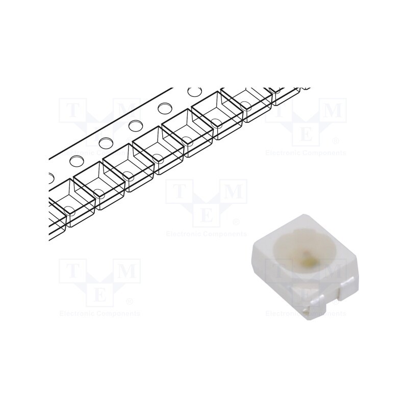10 pcs : LTST-E683CEGBW - Programmable LED, SMD, 3528,PLCC4, RGB, 3.5x2.8x1.9mm, 120°