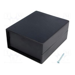 10 pcs : Z5A - Enclosure: with panel, X: 90mm, Y: 109mm, Z: 49mm, polystyrene, black