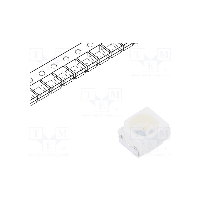50 pcs : RF-GNRA30TS-CF - LED, SMD, 3528,PLCC2, green, 900÷2300mcd, 3.5x2.8x1.8mm, 120°, 20mA