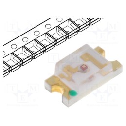 50 pcs : LL-S150YC-2Y - LED, SMD, 1206, yellow, 6÷10mcd, 3.2x1.6x1.1mm, 120°, 2÷2.8V, 20mA