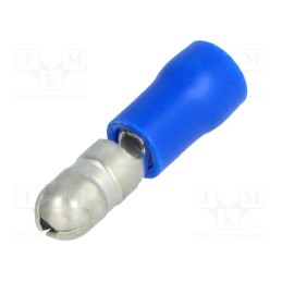 50 pcs : BM 00230 - Terminal: round, male, Ø: 5mm, 1.5÷2.5mm2, crimped, for cable, blue